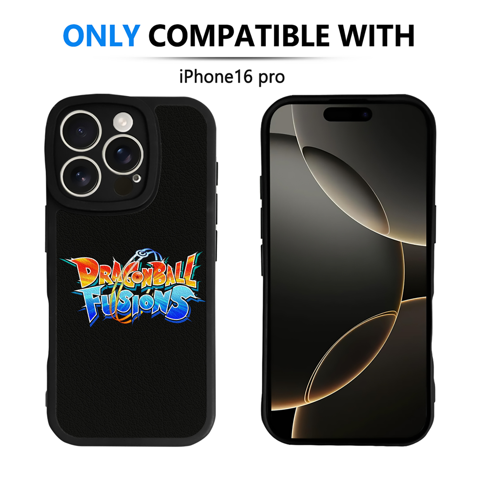 （画像用） ドラゴンボール DRAGON BALL 【iPhone 16シリーズ対応】シリコンスマホケース（レザー調） 材質：シリコン